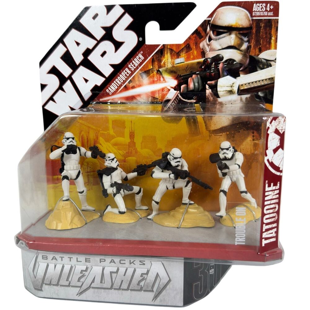 Star‎ Wars Unleashed Battle Pack Figure Sandtrooper Search Hasbro Stormtrooper